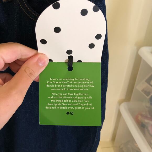 Kate Spade X Target NWT High Rise Straight Leg Wide Cuff Size 16 - Picture 9 of 13